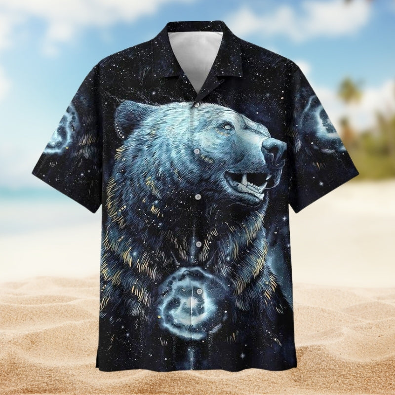 Southwestern Geometric Peace Hawaiian Shirt For Resort Escape And Summer Event Style