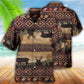 Bohemian Moose Peace Hawaiian Shirt For Summer Vacation And Beach Travel