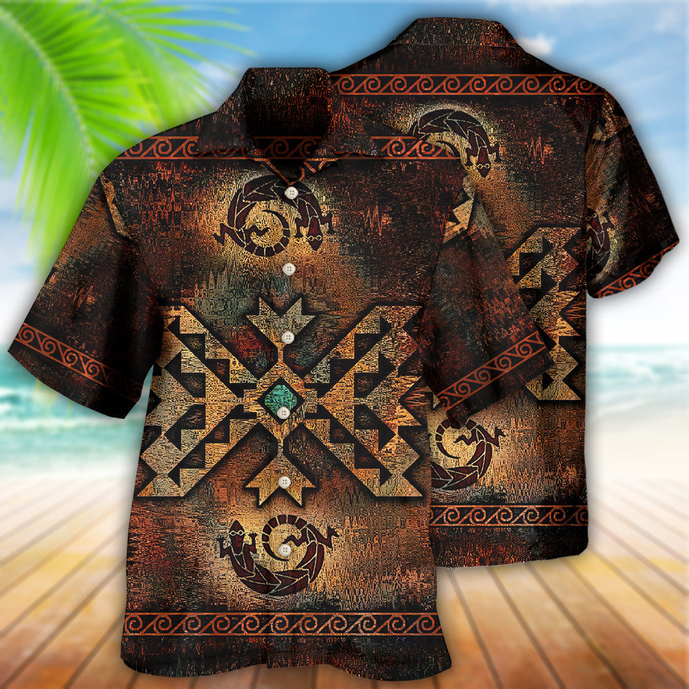 Bohemian Peace Old Hawaiian Shirt Artwork View For Weekend Travel And Beach Style