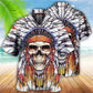 Bohemian Skull Peace Hawaiian Shirt For Warm Weather Adventures And Everyday Comfort