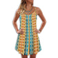 Native Fresh V-Neck Sleeveless Cami Dress For Parties And Relaxed Everyday Styling