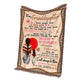 Native To My Granddaughter Native American Flannel Blanket For Cozy Bedroom Sofa Decor