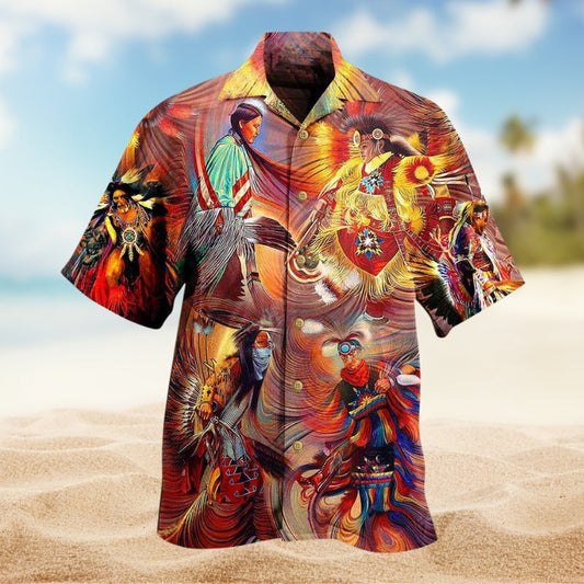 Native Together Hawaiian Shirt For Tropical Holidays, Outdoor Gatherings, And Everyday Comfort