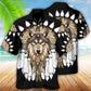 Bohemian Wolf Hawaiian Shirt For Poolside Relaxation And Sunny Getaways