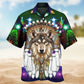 Native Wolf Christmas Hawaiian Shirt For Island Vacations, Resort Wear, And Relaxed Seasonal Style