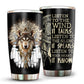 Native Wolf Wisdom 20 Oz Tumbler For Coffee Travel And Daily Drinks