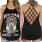 Native Woman Smart Classy Gift Hollow Tank Top For Yoga Workouts And Casual Wear