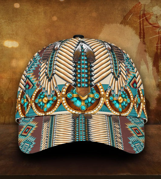 Native Pattern American Heritage Classic Cap For Casual Outfits Vacations And Everyday Styling