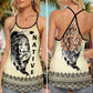 Native Girl Nature Hollow Tank Top For Yoga Workouts And Casual Wear