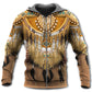 Native Feather Pattern Hoodie For Heritage Events Weekend Outings And Comfortable Streetwear