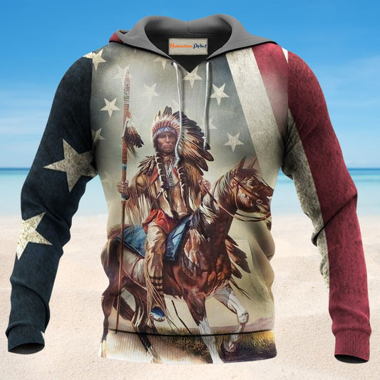 Native Horses Protect America Hoodie For Traditional Inspired Outfits Travel And Thoughtful Gifts