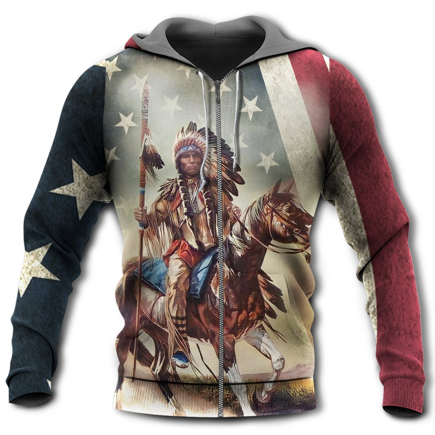 Native Horses Protect America Hoodie For Traditional Inspired Outfits Travel And Thoughtful Gifts