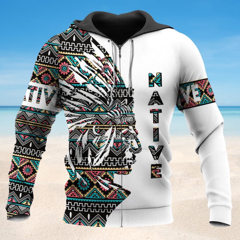 Native Symbol Color Unique Hoodie For Cultural Appreciation Events Casual Wear And Thoughtful Gifting