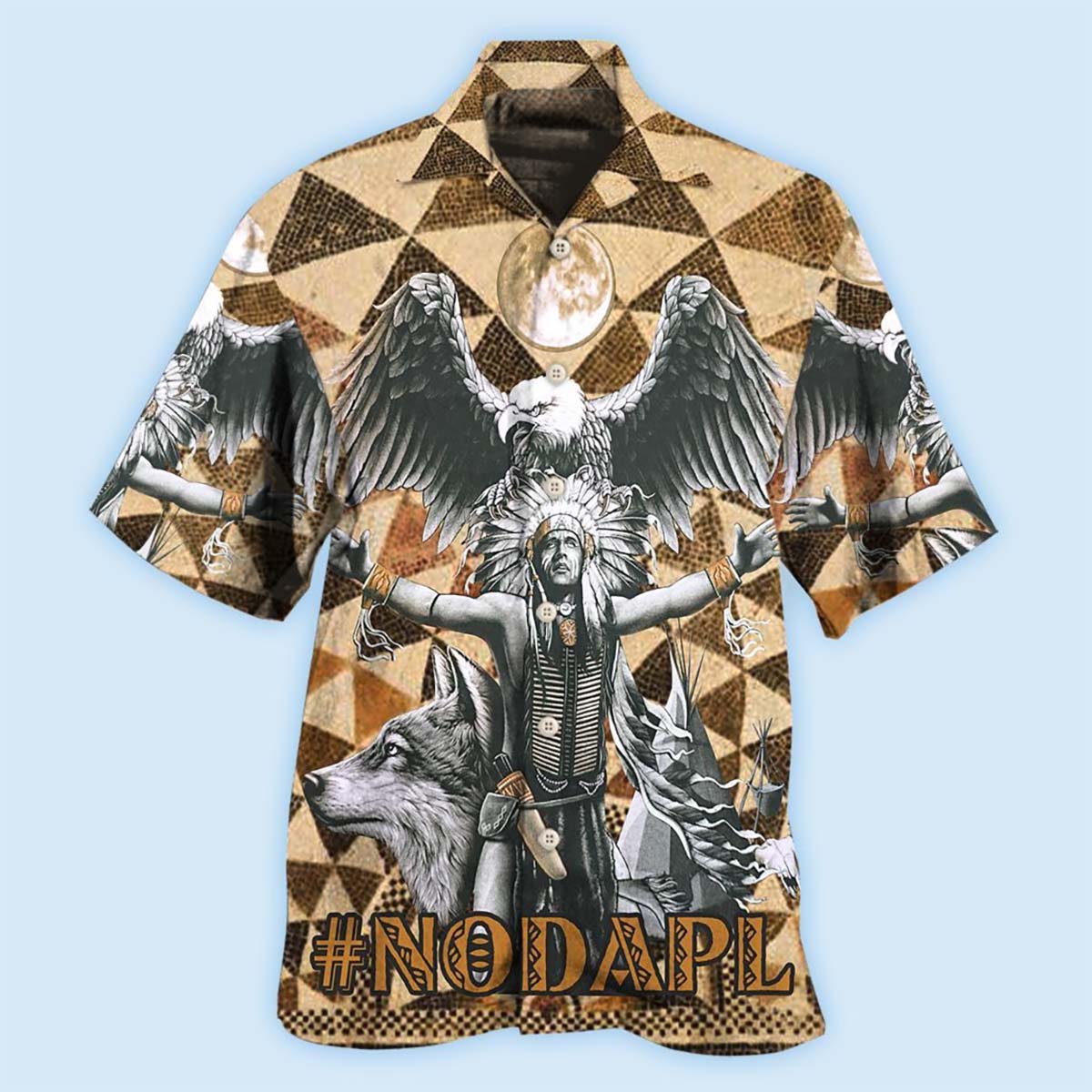 Bohemian Eagle American Man Strong Hawaiian Shirt For Warm Weather Adventures And Everyday Comfort