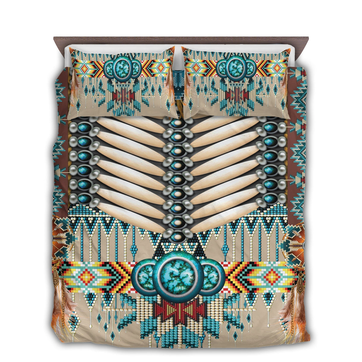 Native Vintage Bedding Cover For Southwestern Bedroom Decor