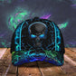 Neon Texture Skull Modern Classic Cap For Vacation Style Outdoor Activities And Daily Comfort