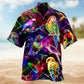 Colorful Unique Parrot Hawaiian Shirt For Resort Vacations Animal Fans And Casual Warm Weather Style