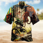 Mountain Bike Enthusiast Hawaiian Shirt For Beach Holidays Outdoor Outings And Relaxed Everyday Wear