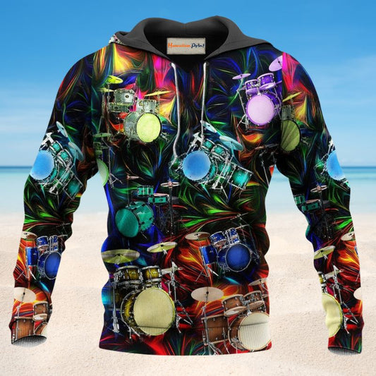 Night Drum Music Hoodie For Studio Life Casual Travel And Everyday Comfort