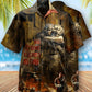 Classic Veteran Fights Alone Hawaiian Shirt Artwork View For Weekend Travel And Beach Style