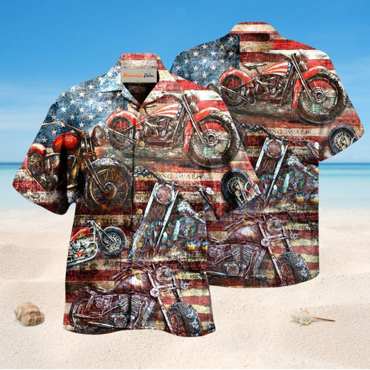 Motorcycle No Plans No Maps Just Ride Hawaiian Shirt For Resort Travel Scenic Drives And Casual Summer Wear