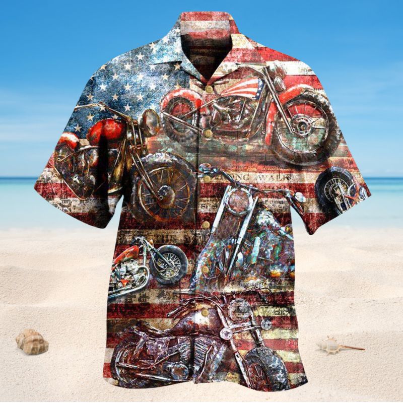 Motorcycle No Plans No Maps Just Ride Hawaiian Shirt For Resort Travel Scenic Drives And Casual Summer Wear