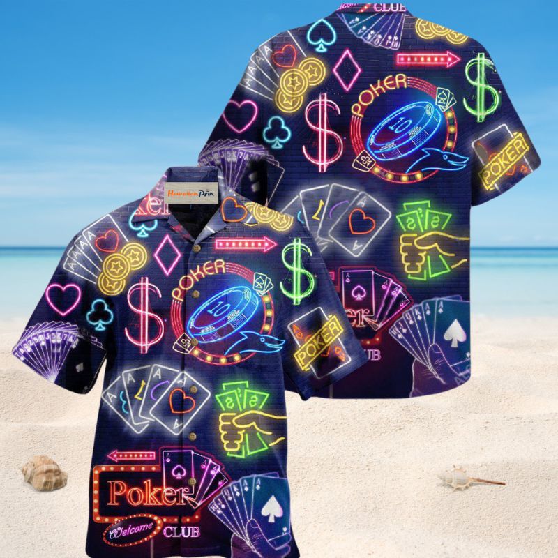 Gambling No Poker No Party Hawaiian Shirt For Resort Getaways Outdoor Parties And Everyday Summer Wear