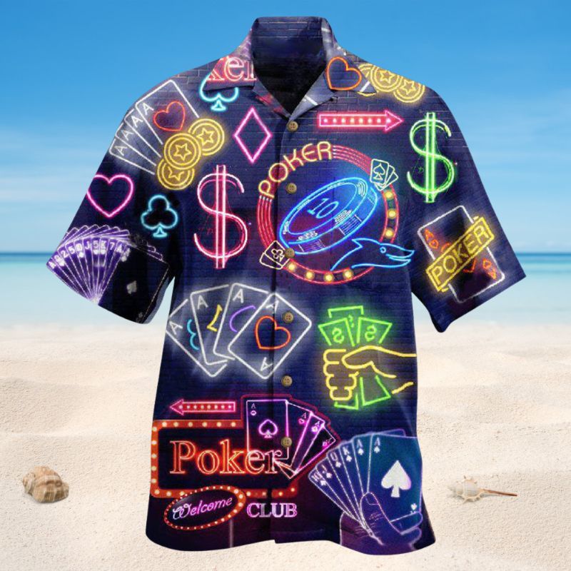 Gambling No Poker No Party Hawaiian Shirt For Resort Getaways Outdoor Parties And Everyday Summer Wear