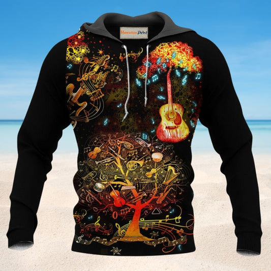 Nocturne Time Tree Hoodie For Comfortable Daily Outfits Holidays And Casual Wear