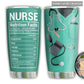 Nurse Lover In Blue Personalized 20 Oz Tumbler For Coffee Travel And Daily Drinks