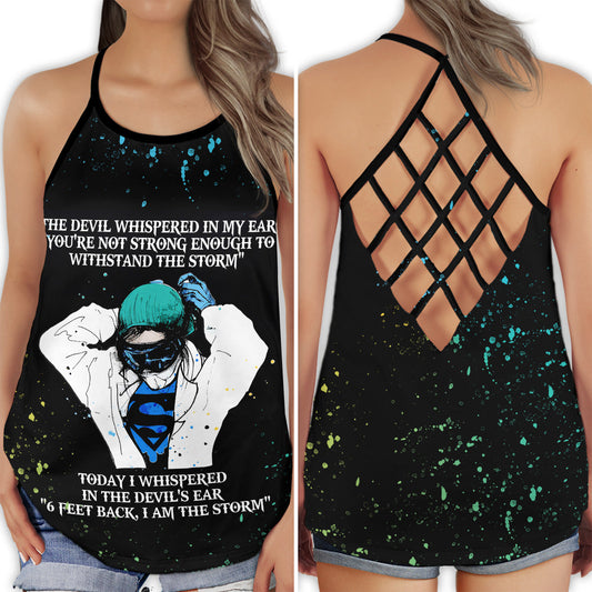 Nurse Strong Never Give Up Energy Hollow Tank Top For Yoga Workouts And Casual Wear