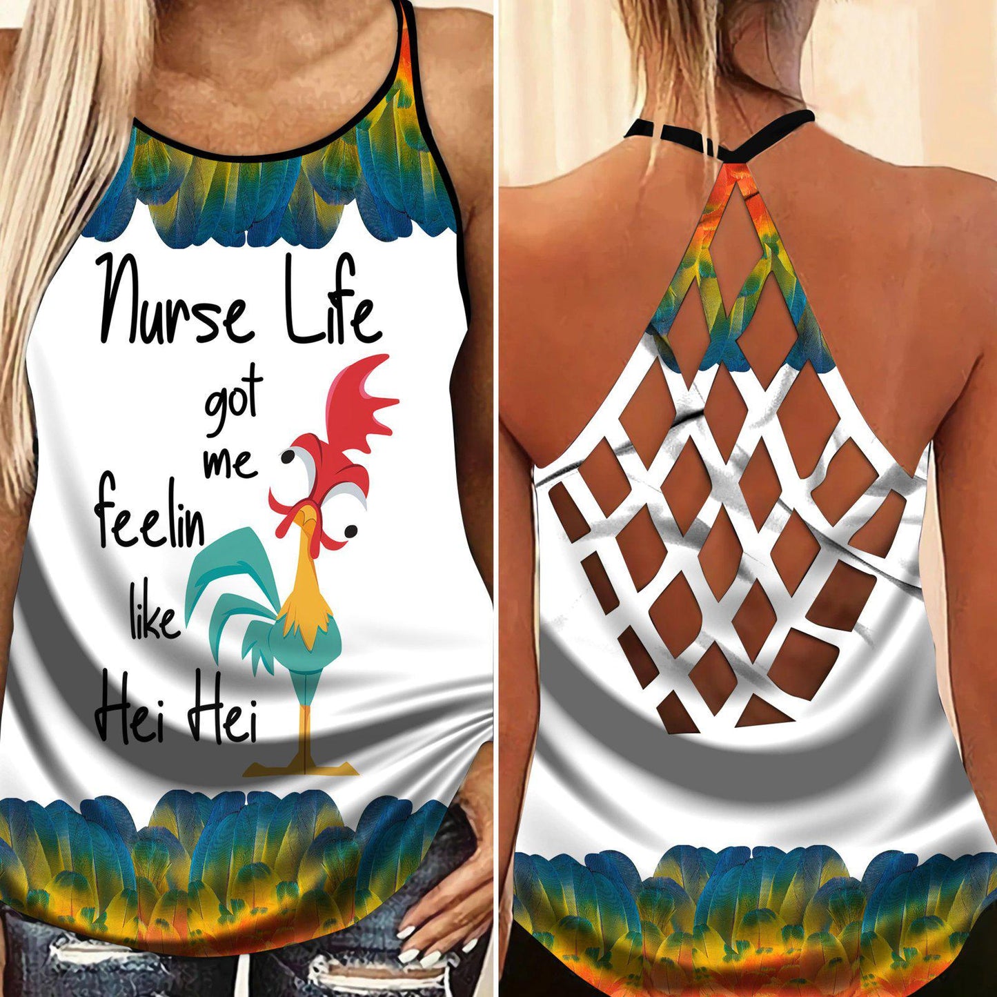 Nurse Strength Hollow Tank Top For Active Days And Thoughtful Gifting