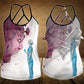 Nurse Strength Hollow Tank Top For Studio Workouts And Casual Wear
