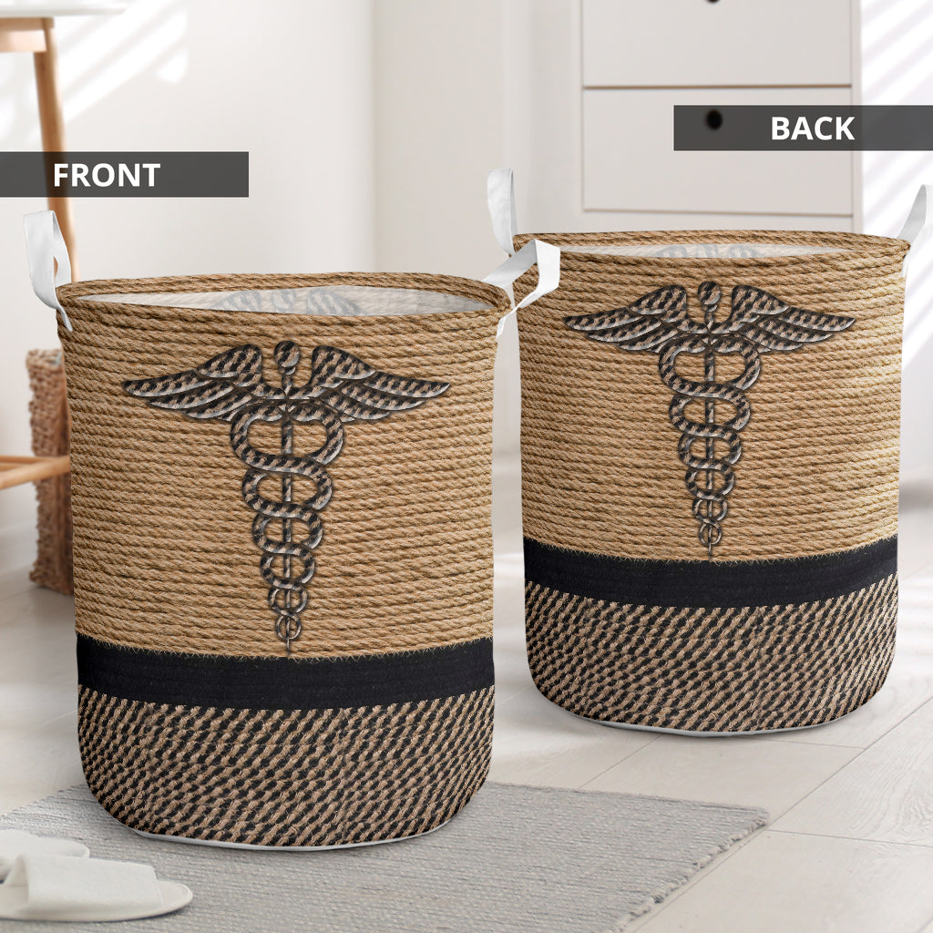 Nurse Rope Wallpaper Laundry Basket For Room Home Organizer