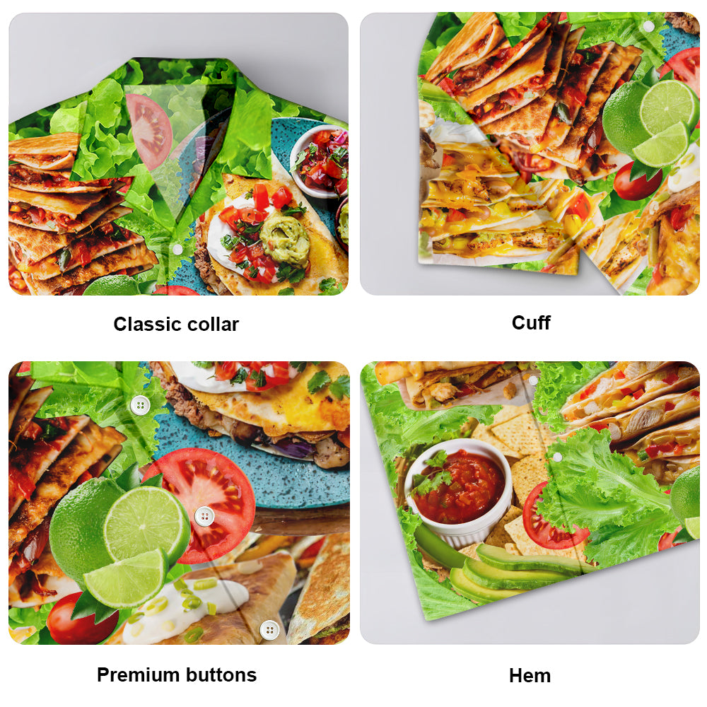 Food Quesadilla Whisperer Delicious Hawaiian Shirt For Playful Vacation Style, Coastal Trips, And Everyday Comfort