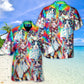 Cute Colorful Cat Baby Angel Hawaiian Shirt Design View For Resort Travel And Thoughtful Gifting