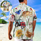 Sunflower Farm Life And Butterfly Hawaiian Shirt For Coastal Vacations Warm Weather Events And Daily Style