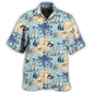 Creative Ocean Hawaiian Shirt For Summer Vacation, Beach Travel, And Casual Wear