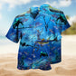 Vintage Hot Rod Racing Hawaiian Shirt Resort Outfit View For Casual Outings
