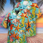 Ocean Seashell Story Hawaiian Shirt For Summer Events And Casual Outdoor Wear