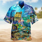 Ocean Found Treasure Hawaiian Shirt For Beach Days, Summer Outings, And Thoughtful Gift Giving