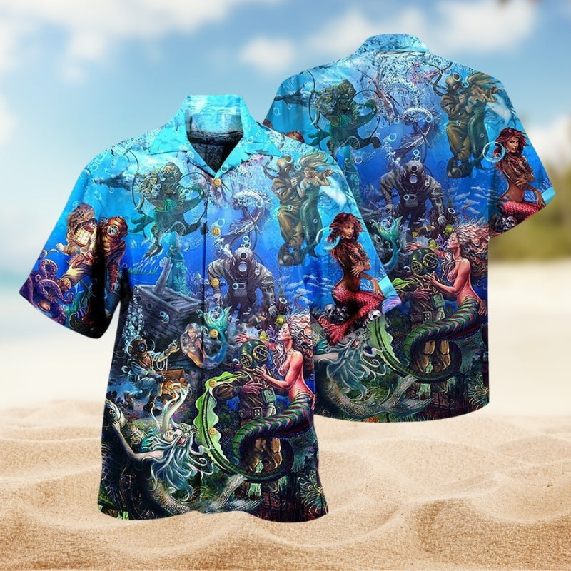 Ocean Sea Hawaiian Shirt For Beach Days, Coastal Adventures, And Thoughtful Gift Giving