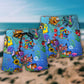 Ocean Joy To The Fishes In The Deep Blue Sea Joy Beach Shorts For Tropical Coastal Getaways