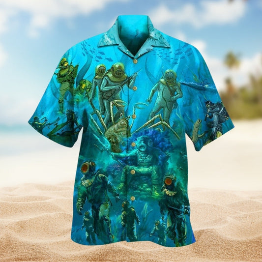 Tropical Basset Hound Leaves Hawaiian Shirt Fabric Pattern Detail For Beach Days