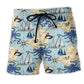 Ocean Octopus Beach Shorts For Tropical Holidays And Easy Warm Weather Wear