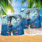 Save The Ocean Marine Life Beach Shorts For Summer Vacation And Coastal Travel