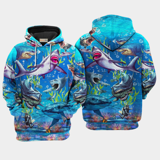 Ocean Shark Megalodon Alive Hoodie For Coastal Life Casual Events And Everyday Comfort