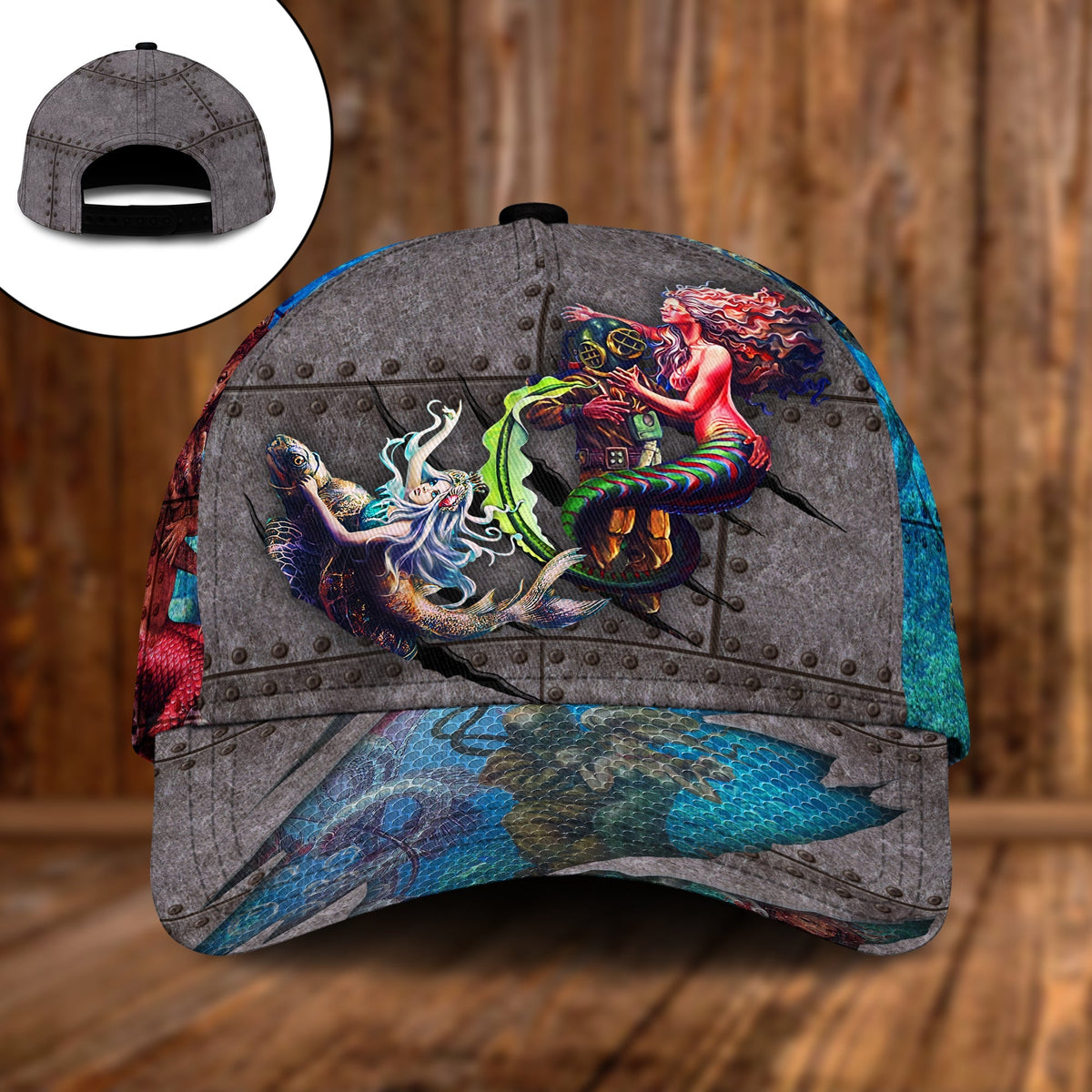 Ocean Love Sea Life Message Classic Cap For Relaxed Daily Style Vacations And Festival Wear