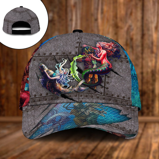 Ocean Love Sea Life Message Classic Cap For Relaxed Daily Style Vacations And Festival Wear