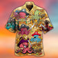 Octopus Captain Pirates Hawaiian Shirt For Warm Weather Adventures And Everyday Comfort